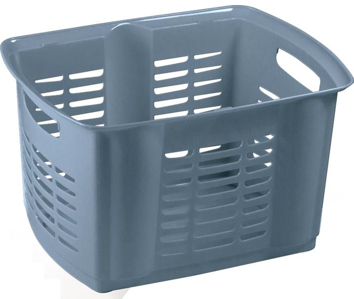 cesta impilabile in plastica per lavanderia mazzei home