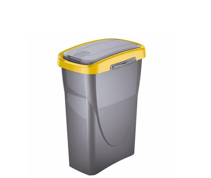 Swing 25 giallo pattumiera raccolta differenziata mazzei home a14199ca