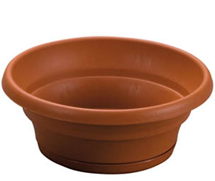 ciotola con sottociotola per piante